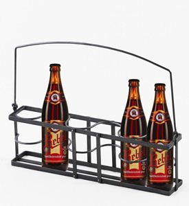 Obrázek z Kovaný nosič na pivo SLÁDEK (6 lahví) 